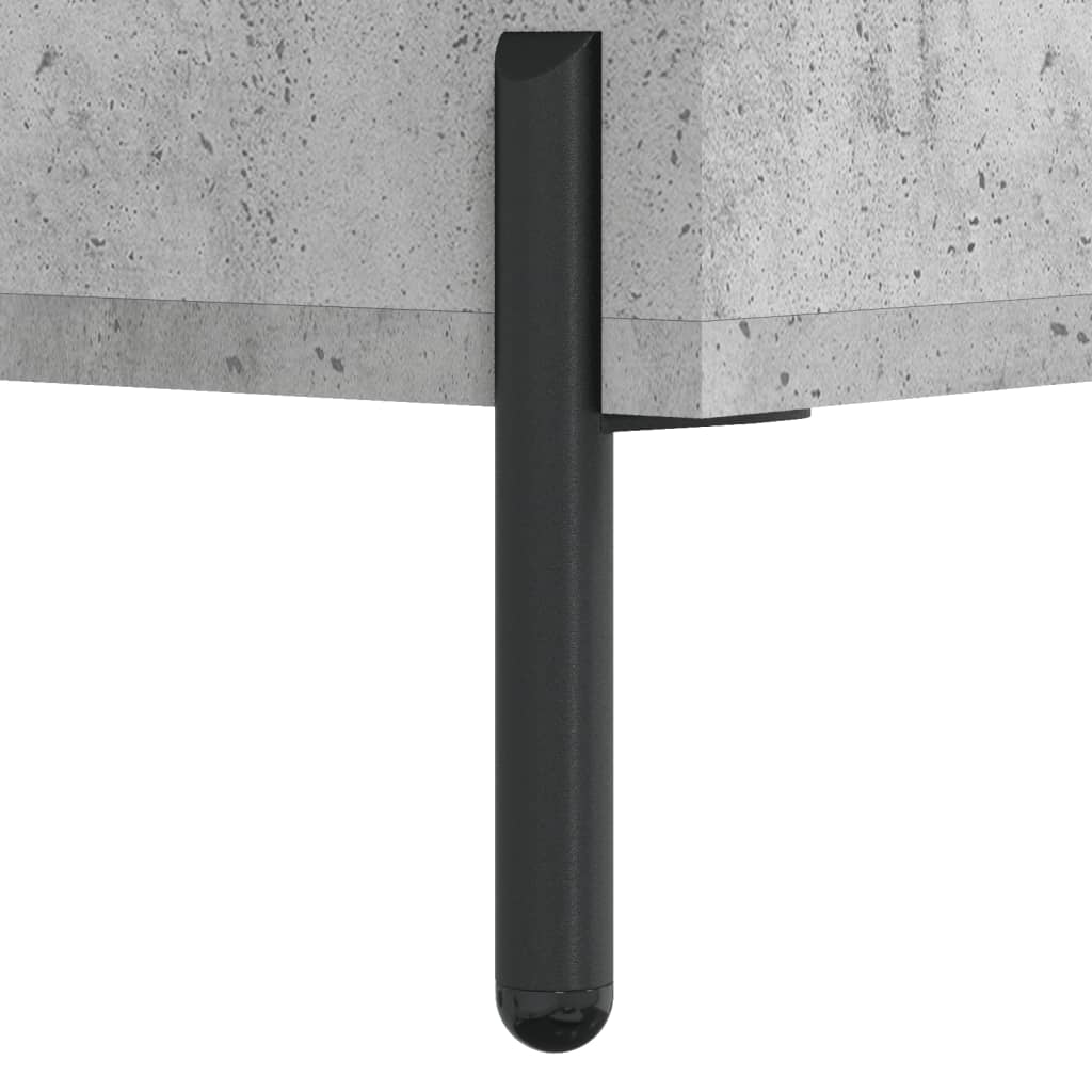 Hoge kast 34,5x34x180 cm bewerkt hout betongrijs is nu te koop bij PeponiXL, paradijselijk wonen!