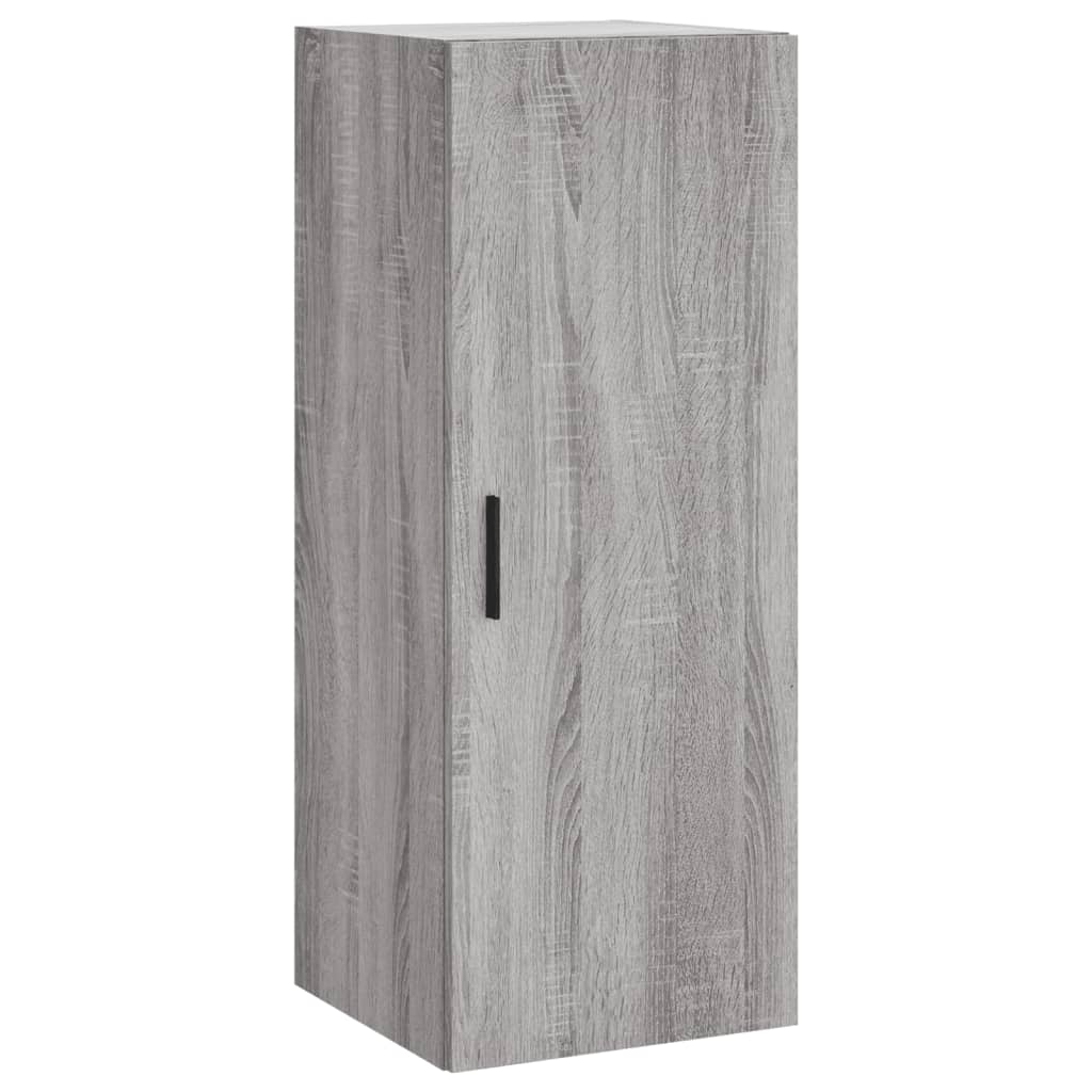 Hoge kast 34,5x34x180 cm bewerkt hout grijs sonoma eikenkleurig is nu te koop bij PeponiXL, paradijselijk wonen!
