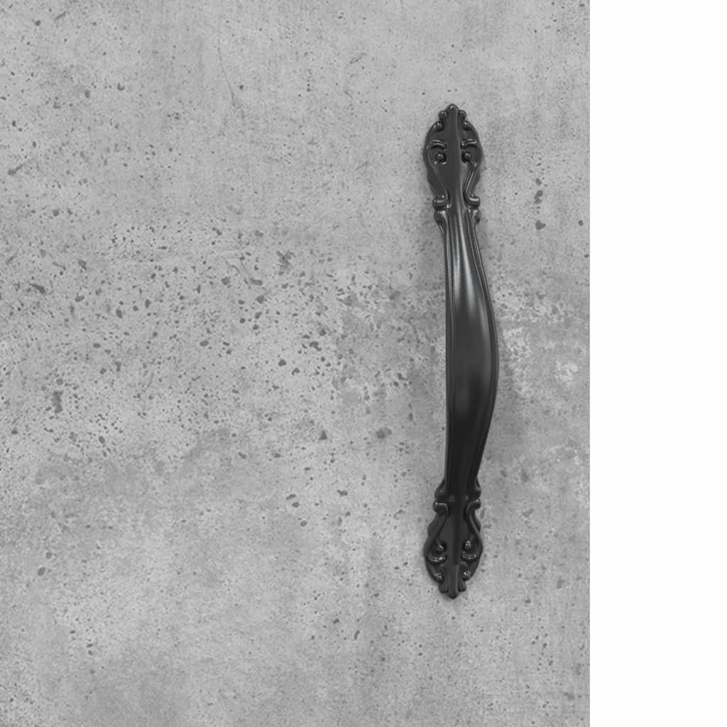 Hoge kast 34,5x34x180 cm bewerkt hout betongrijs is nu te koop bij PeponiXL, paradijselijk wonen!