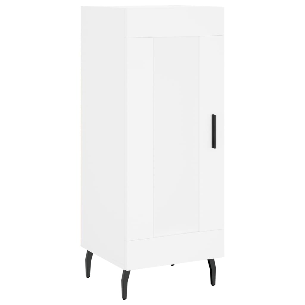 Hoge kast 34,5x34x180 cm bewerkt hout wit is nu te koop bij PeponiXL, paradijselijk wonen!