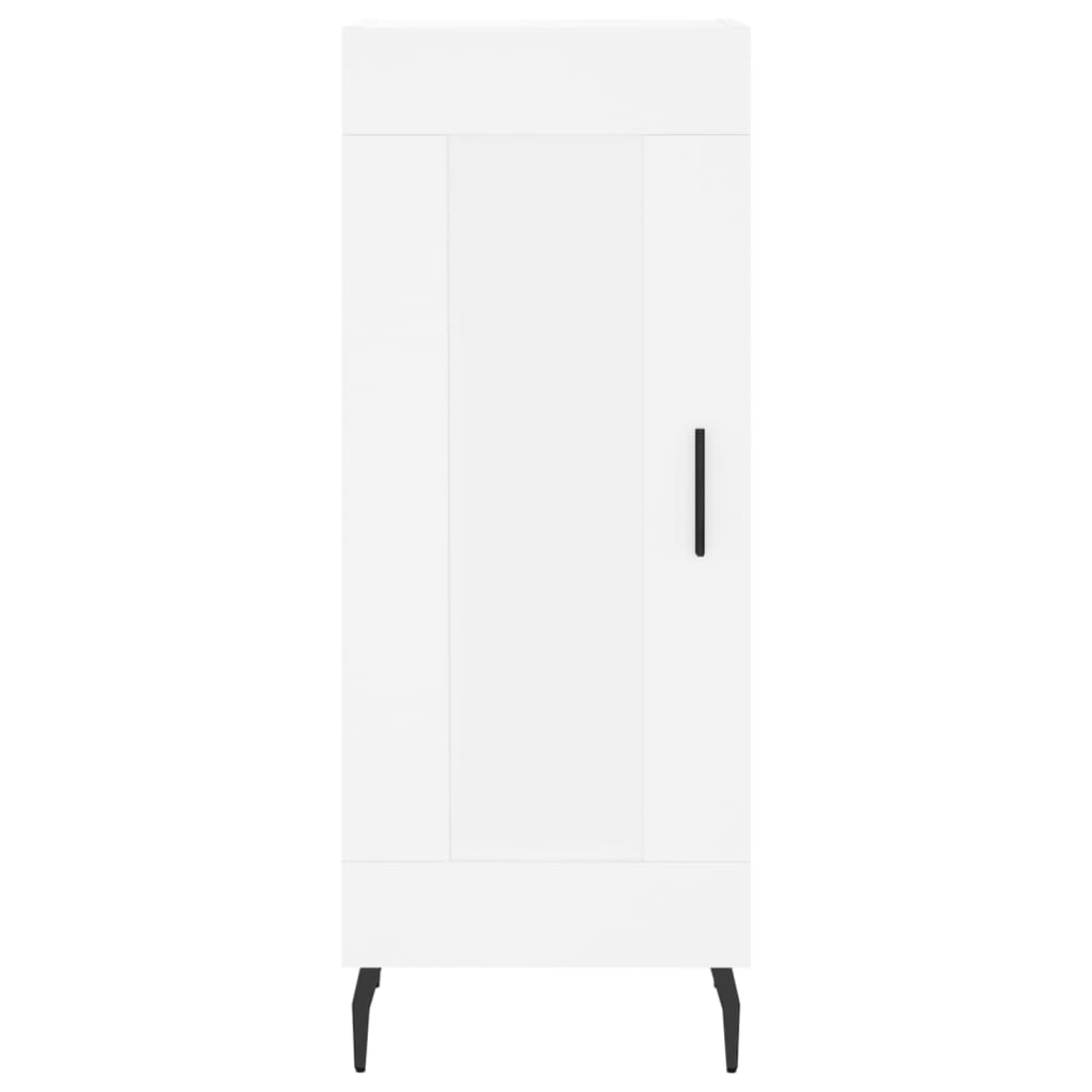 Hoge kast 34,5x34x180 cm bewerkt hout wit is nu te koop bij PeponiXL, paradijselijk wonen!