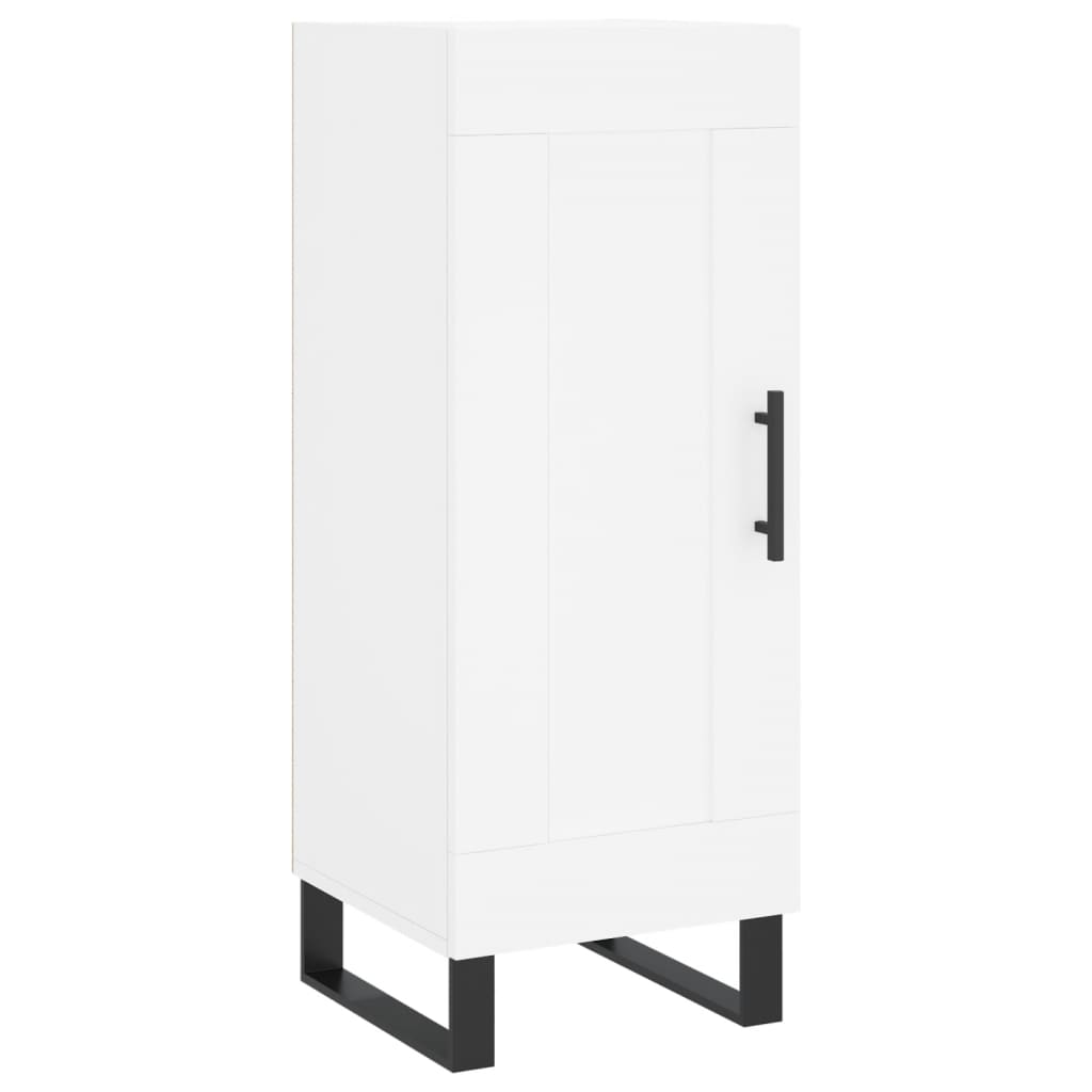 Hoge kast 34,5x34x180 cm bewerkt hout wit is nu te koop bij PeponiXL, paradijselijk wonen!