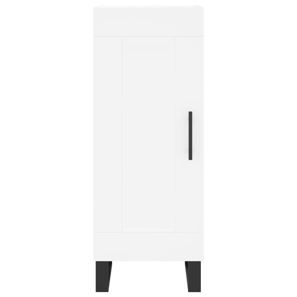 Hoge kast 34,5x34x180 cm bewerkt hout wit is nu te koop bij PeponiXL, paradijselijk wonen!