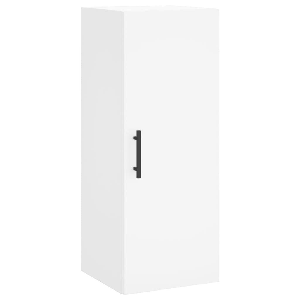 Hoge kast 34,5x34x180 cm bewerkt hout wit is nu te koop bij PeponiXL, paradijselijk wonen!
