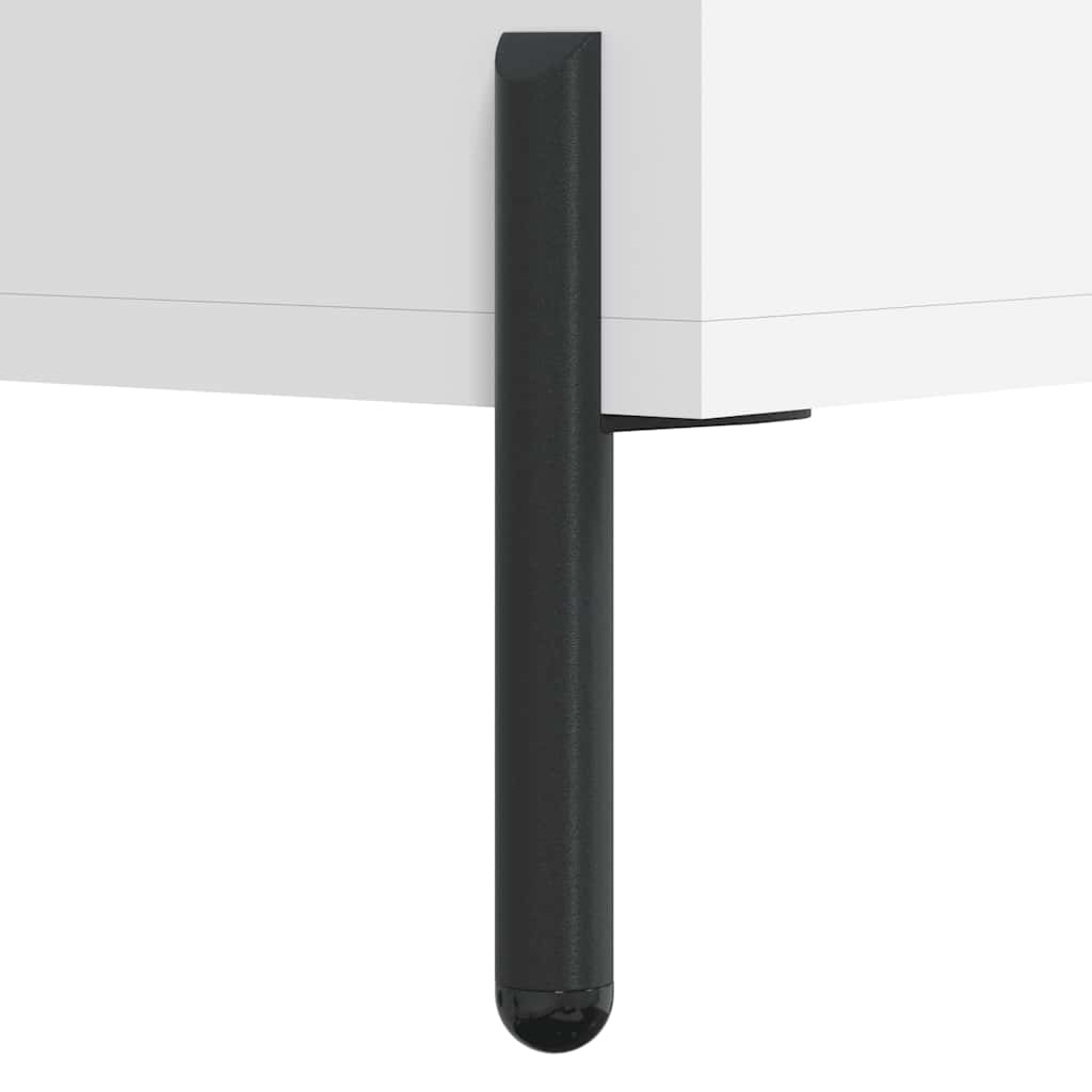 Hoge kast 34,5x34x180 cm bewerkt hout wit is nu te koop bij PeponiXL, paradijselijk wonen!