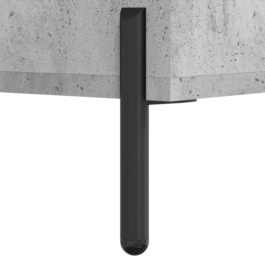 Hoge kast 34,5x34x180 cm bewerkt hout betongrijs is nu te koop bij PeponiXL, paradijselijk wonen!
