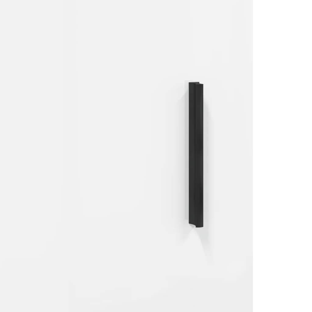 Hoge kast 34,5x34x180 cm bewerkt hout wit is nu te koop bij PeponiXL, paradijselijk wonen!