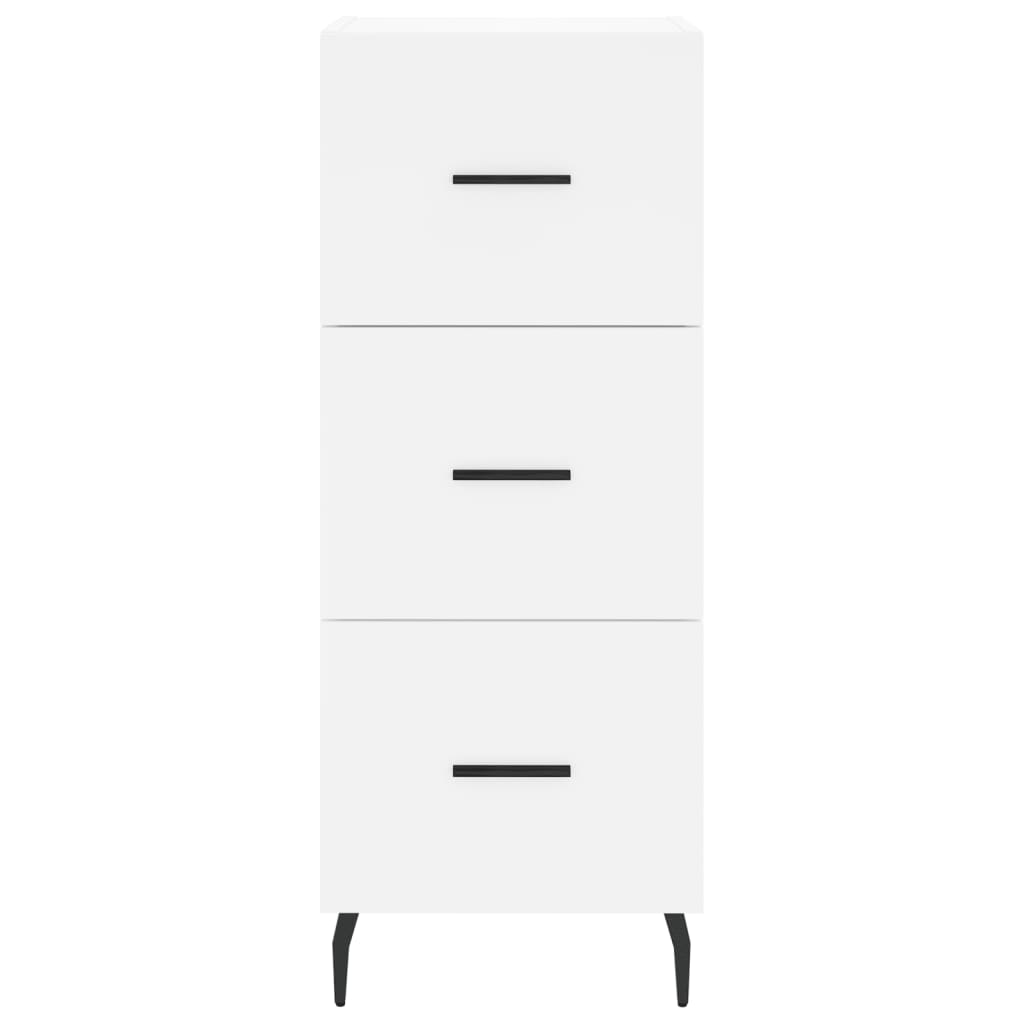 Hoge kast 34,5x34x180 cm bewerkt hout wit is nu te koop bij PeponiXL, paradijselijk wonen!