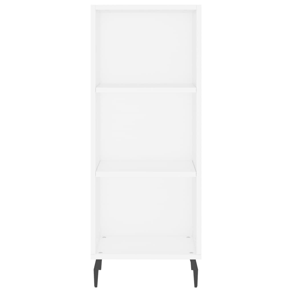 Hoge kast 34,5x34x180 cm bewerkt hout wit is nu te koop bij PeponiXL, paradijselijk wonen!