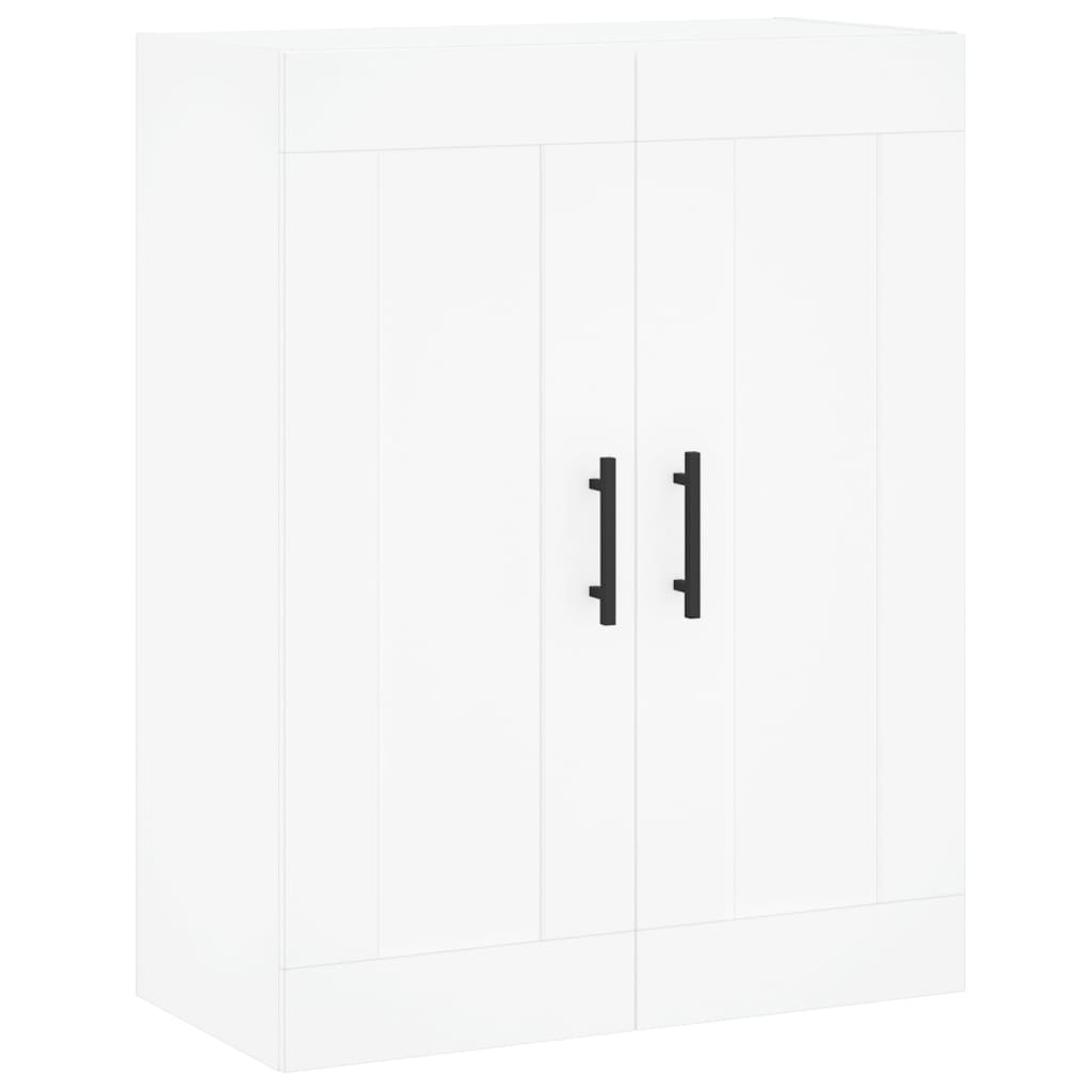 Hoge kast 69,5x34x180 cm bewerkt hout wit is nu te koop bij PeponiXL, paradijselijk wonen!