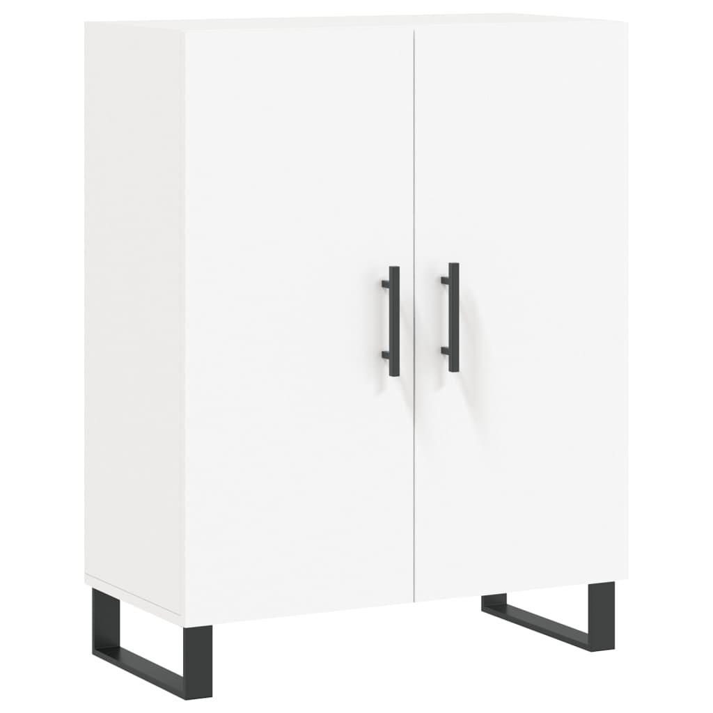Hoge kast 69,5x34x180 cm bewerkt hout wit is nu te koop bij PeponiXL, paradijselijk wonen!