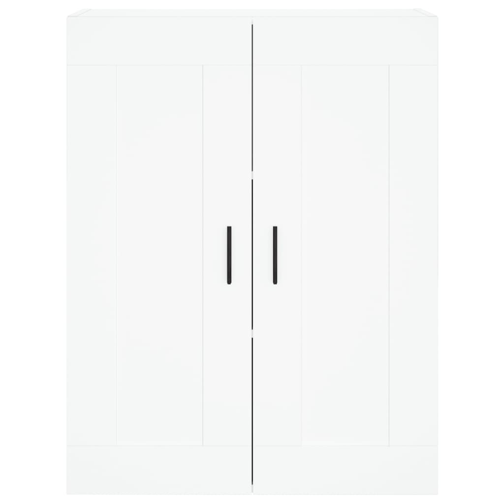 Hoge kast 69,5x34x180 cm bewerkt hout wit is nu te koop bij PeponiXL, paradijselijk wonen!