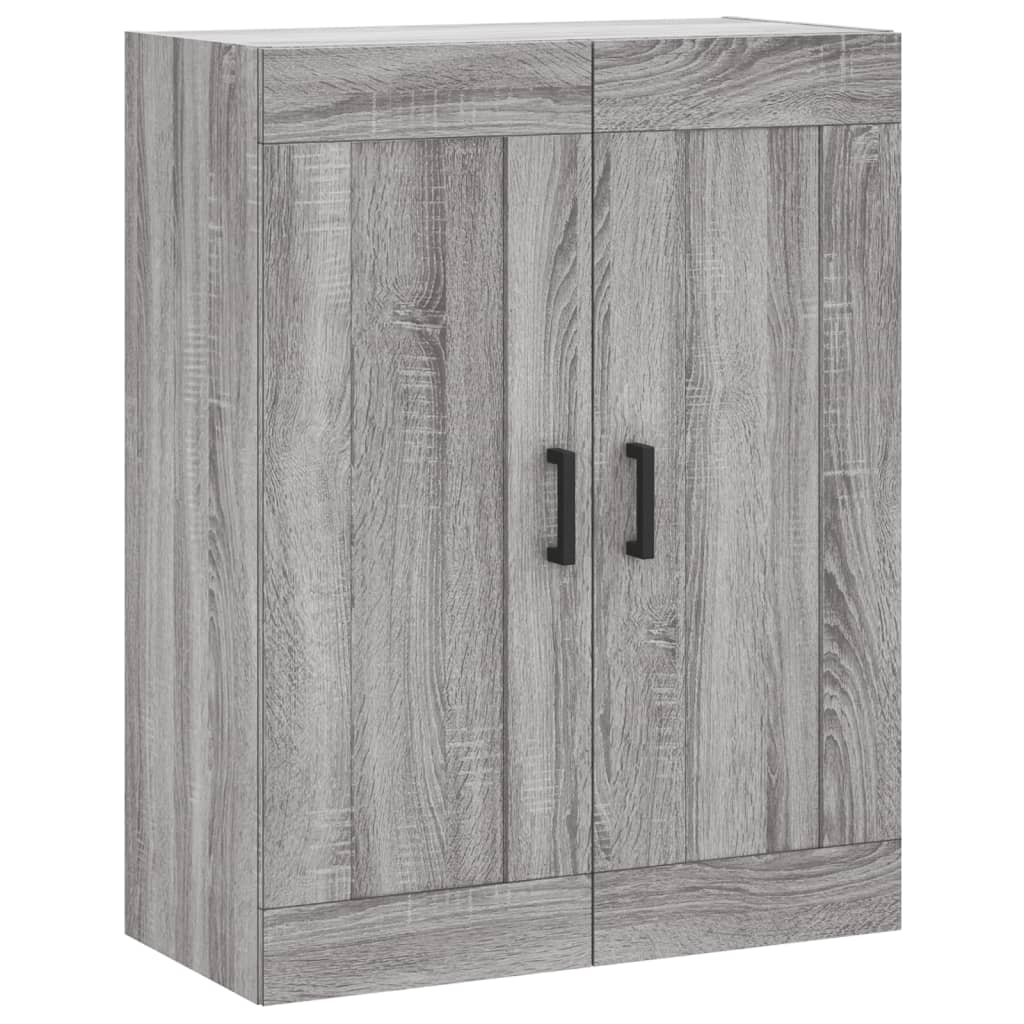 Hoge kast 69,5x34x180 cm bewerkt hout grijs sonoma eikenkleurig is nu te koop bij PeponiXL, paradijselijk wonen!