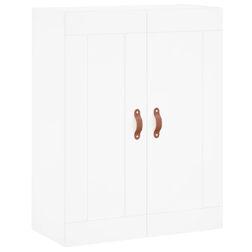 Hoge kast 69,5x34x180 cm bewerkt hout wit is nu te koop bij PeponiXL, paradijselijk wonen!