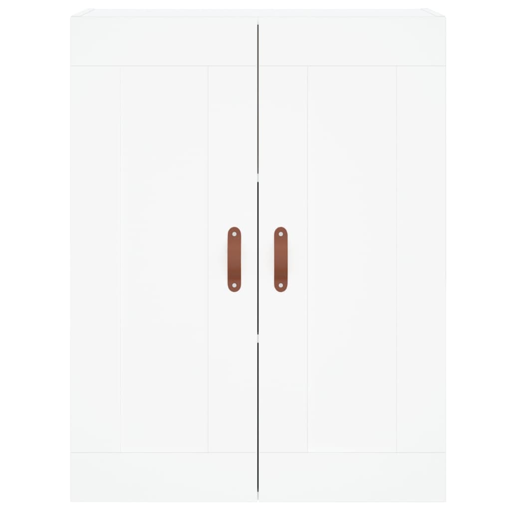 Hoge kast 69,5x34x180 cm bewerkt hout wit is nu te koop bij PeponiXL, paradijselijk wonen!