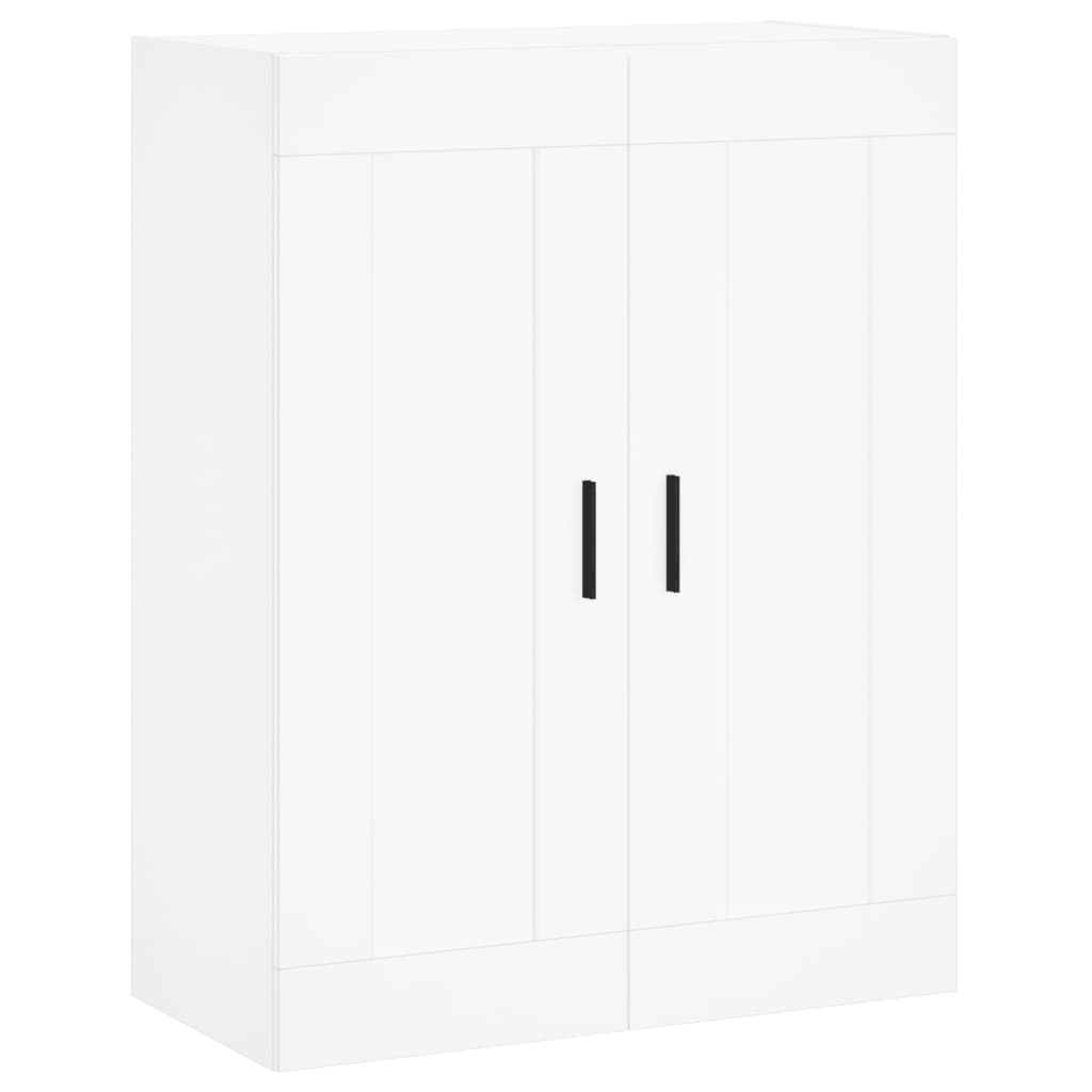 Hoge kast 69,5x34x180 cm bewerkt hout wit is nu te koop bij PeponiXL, paradijselijk wonen!