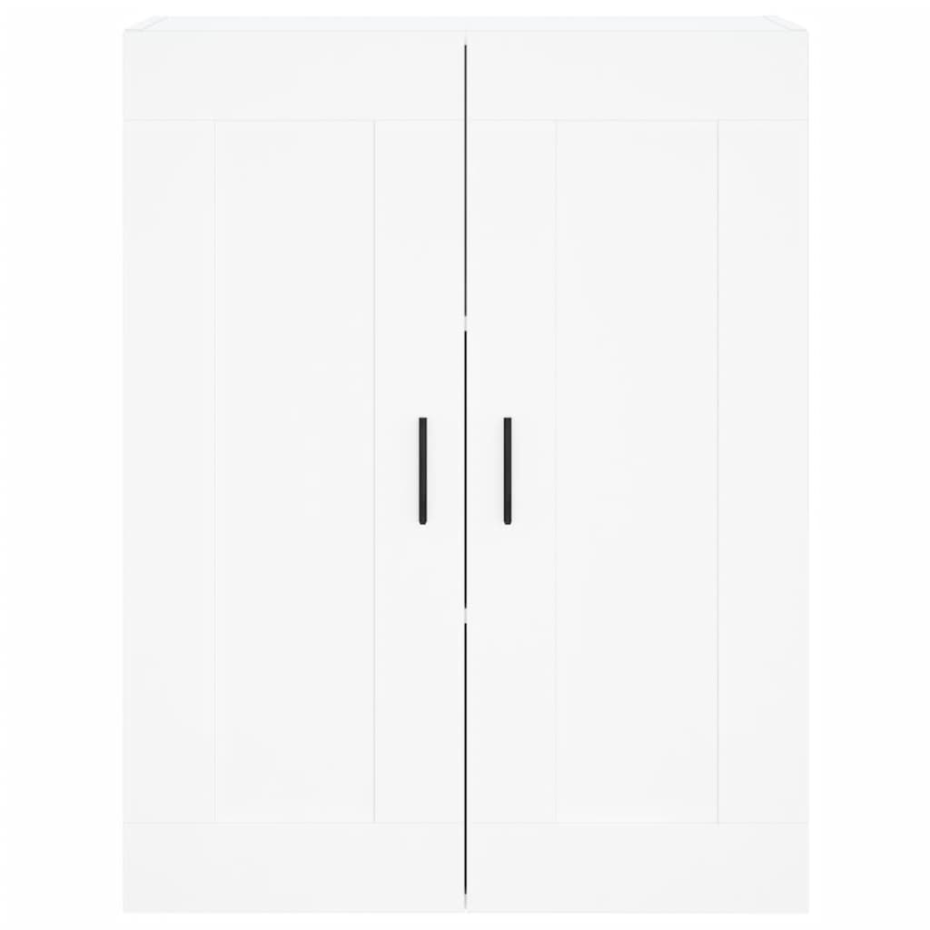 Hoge kast 69,5x34x180 cm bewerkt hout wit is nu te koop bij PeponiXL, paradijselijk wonen!