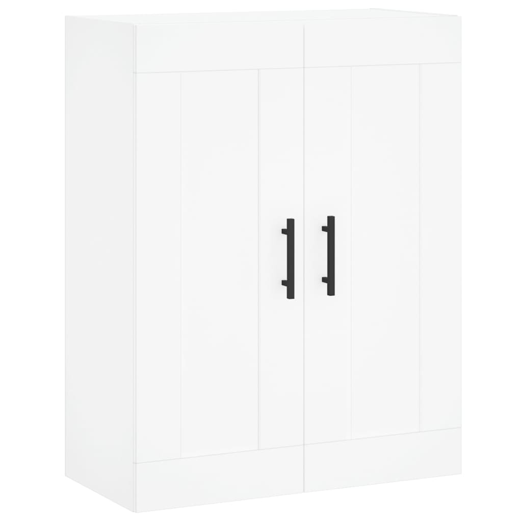 Hoge kast 69,5x34x180 cm bewerkt hout wit is nu te koop bij PeponiXL, paradijselijk wonen!