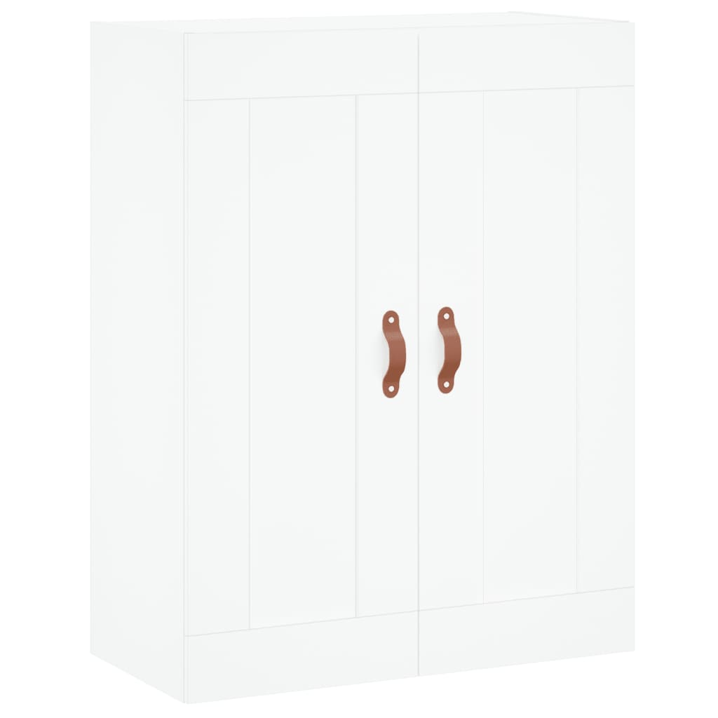 Hoge kast 69,5x34x180 cm bewerkt hout wit is nu te koop bij PeponiXL, paradijselijk wonen!