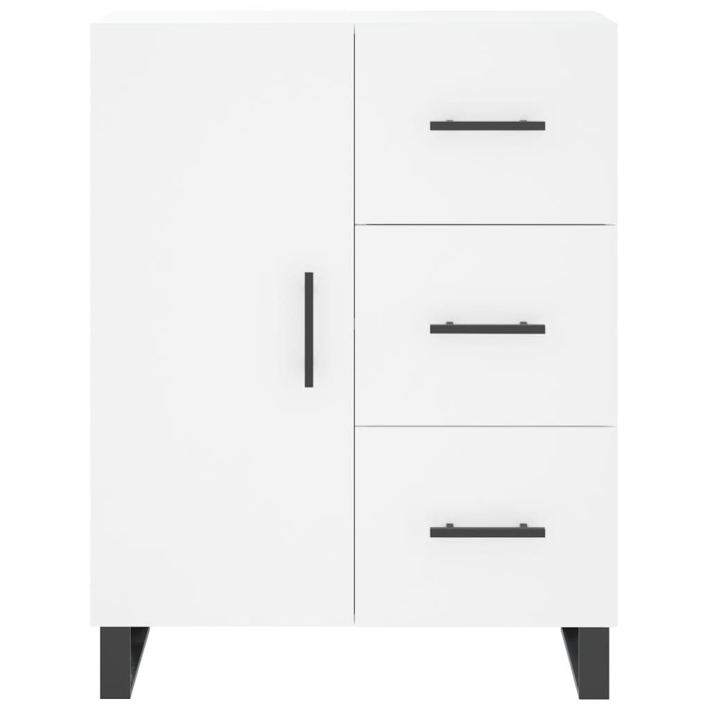 Hoge kast 69,5x34x180 cm bewerkt hout wit is nu te koop bij PeponiXL, paradijselijk wonen!
