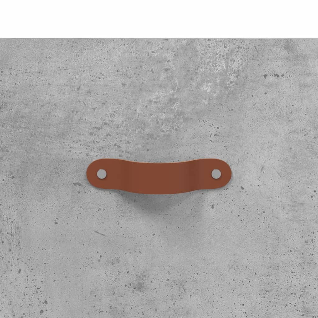 Hoge kast 69,5x34x180 cm bewerkt hout betongrijs is nu te koop bij PeponiXL, paradijselijk wonen!