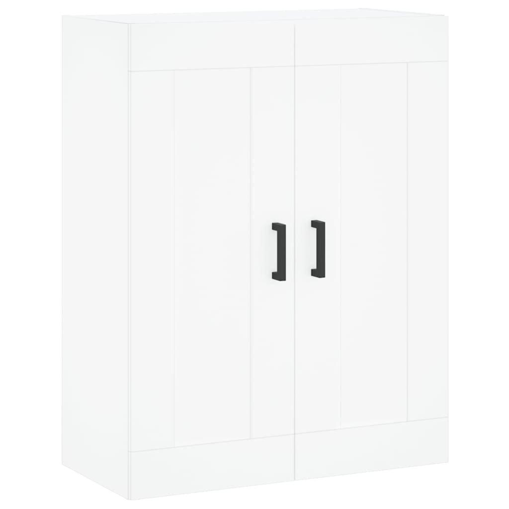 Hoge kast 69,5x34x180 cm bewerkt hout wit is nu te koop bij PeponiXL, paradijselijk wonen!