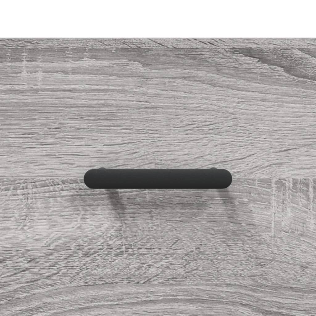 Hoge kast 69,5x34x180 cm bewerkt hout grijs sonoma eikenkleurig is nu te koop bij PeponiXL, paradijselijk wonen!