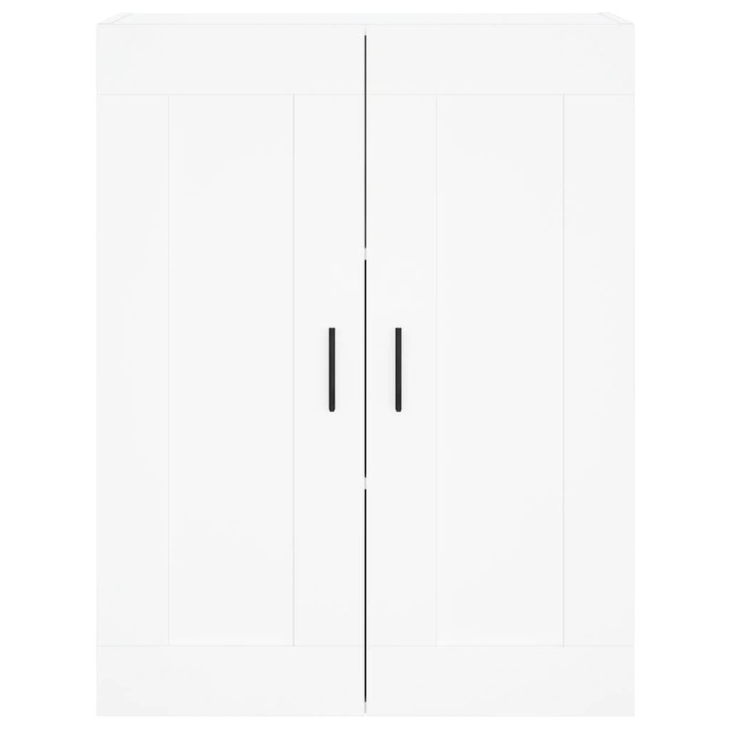 Hoge kast 69,5x34x180 cm bewerkt hout wit is nu te koop bij PeponiXL, paradijselijk wonen!