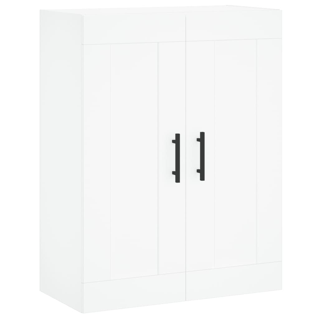 Hoge kast 69,5x34x180 cm bewerkt hout wit is nu te koop bij PeponiXL, paradijselijk wonen!