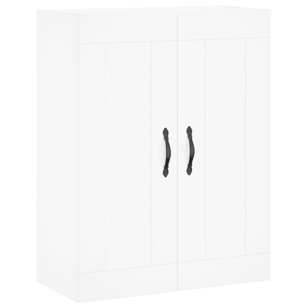 Hoge kast 69,5x34x180 cm bewerkt hout wit is nu te koop bij PeponiXL, paradijselijk wonen!