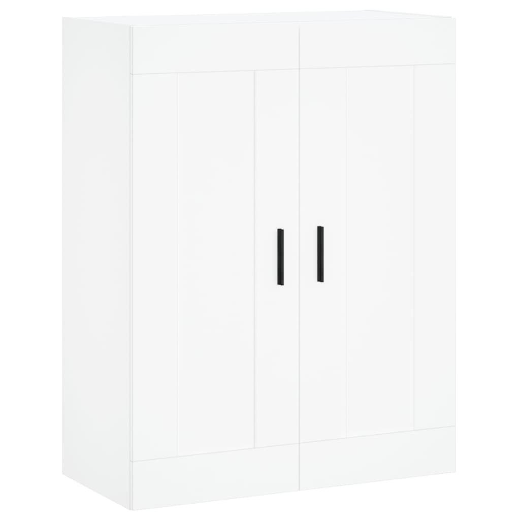 Hoge kast 69,5x34x180 cm bewerkt hout wit is nu te koop bij PeponiXL, paradijselijk wonen!
