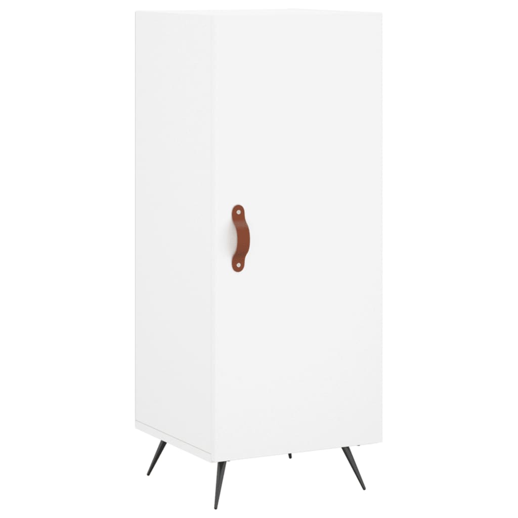 Hoge kast 34,5x34x180 cm bewerkt hout wit is nu te koop bij PeponiXL, paradijselijk wonen!