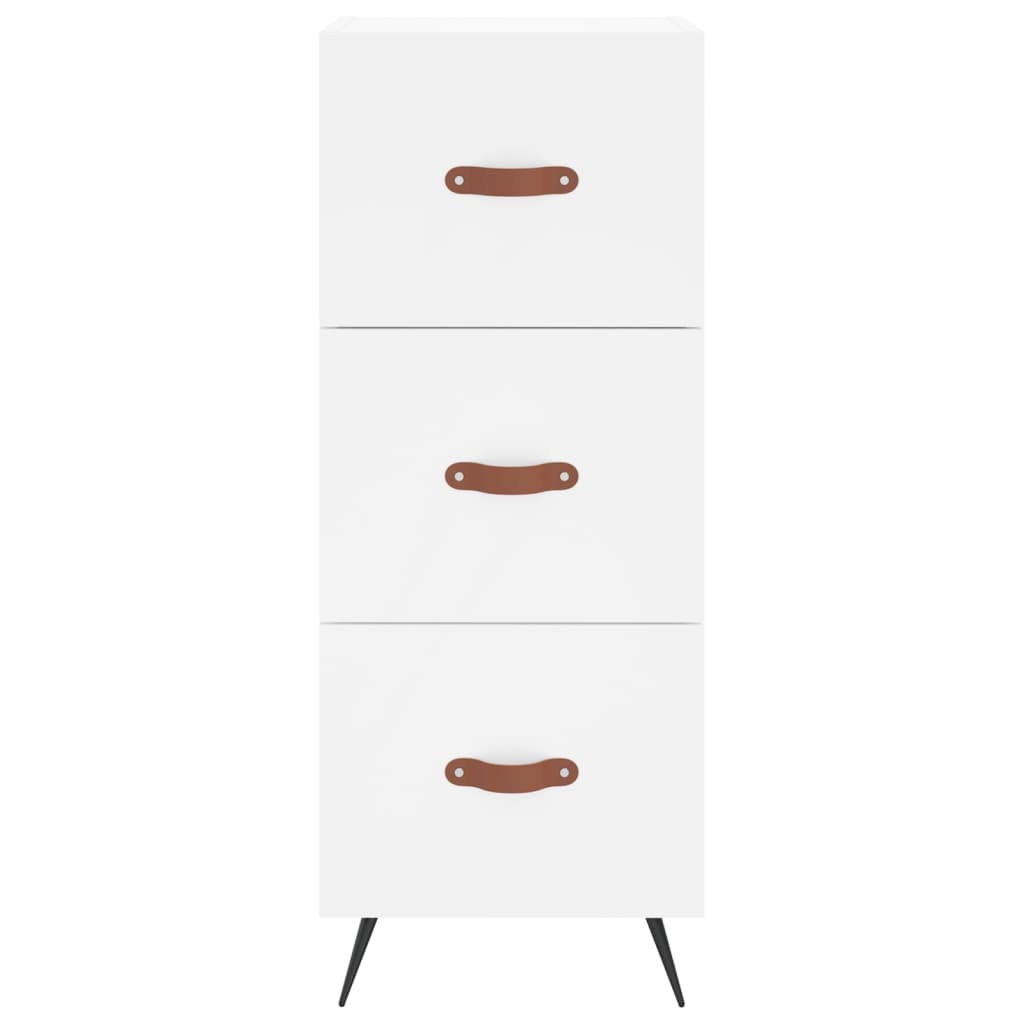 Hoge kast 34,5x34x180 cm bewerkt hout wit is nu te koop bij PeponiXL, paradijselijk wonen!