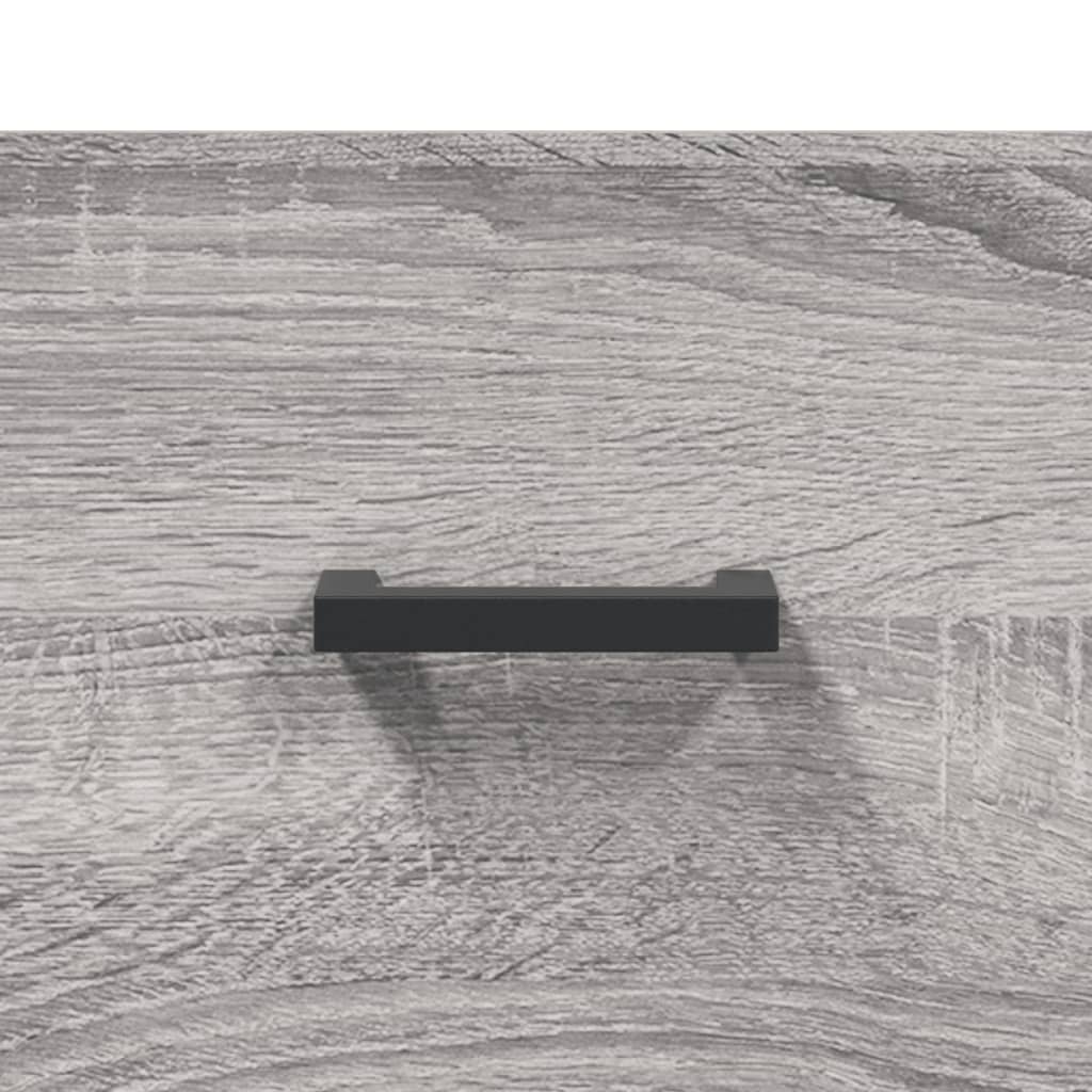 Hoge kast 34,5x34x180 cm bewerkt hout grijs sonoma eikenkleurig is nu te koop bij PeponiXL, paradijselijk wonen!
