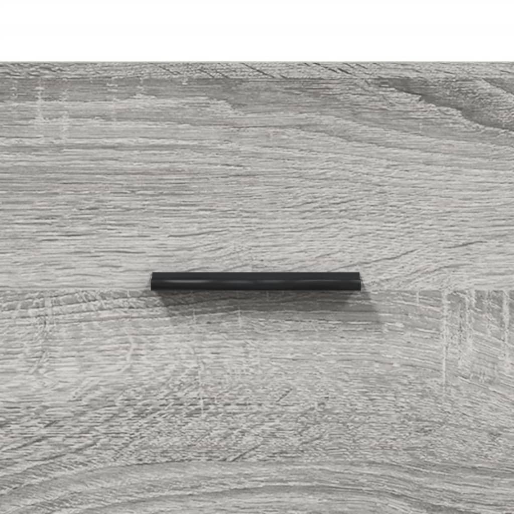Hoge kast 34,5x34x180 cm bewerkt hout grijs sonoma eikenkleurig is nu te koop bij PeponiXL, paradijselijk wonen!