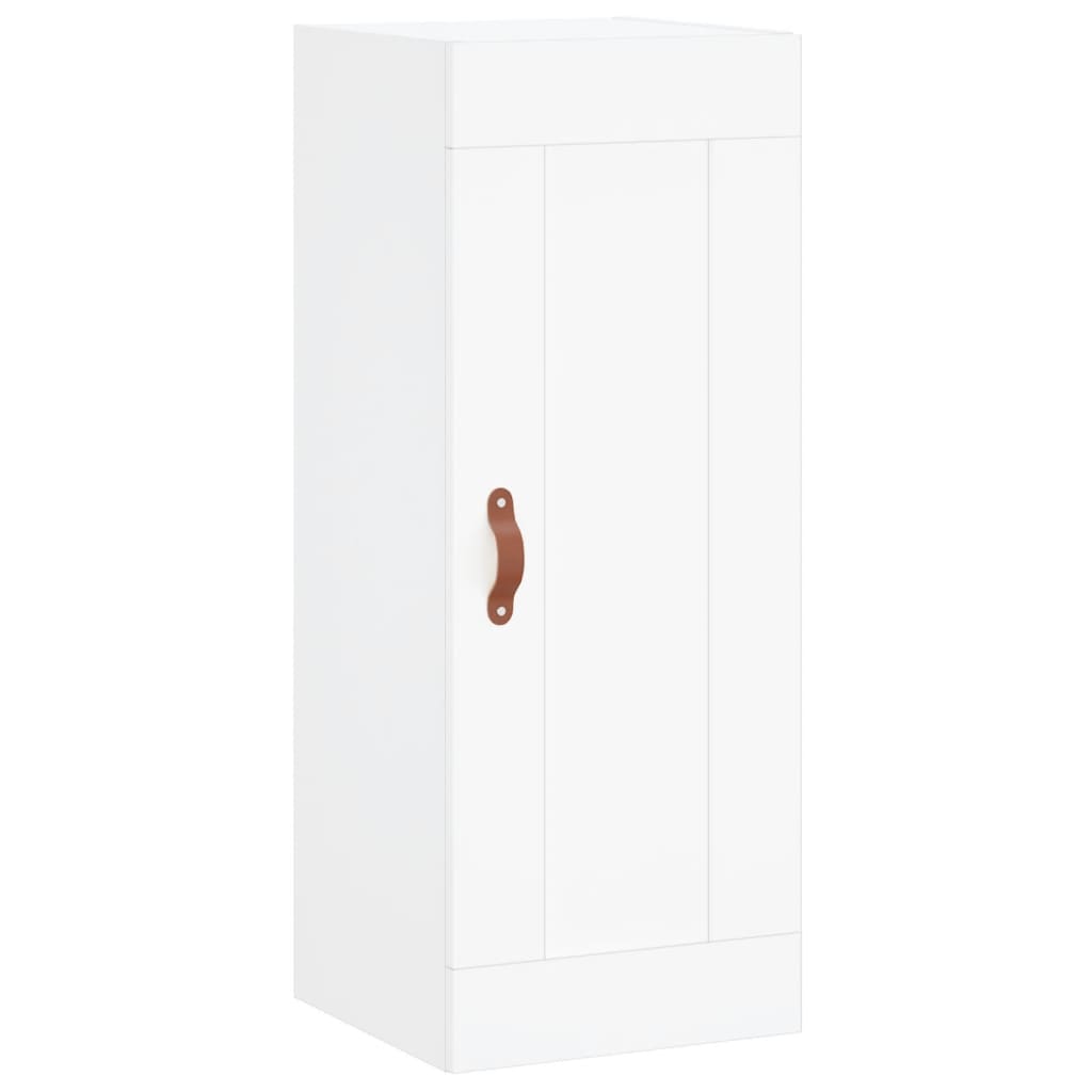 Hoge kast 34,5x34x180 cm bewerkt hout wit is nu te koop bij PeponiXL, paradijselijk wonen!