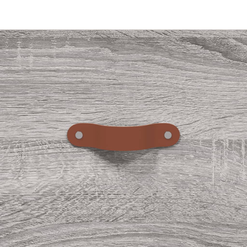 Hoge kast 34,5x34x180 cm bewerkt hout grijs sonoma eikenkleurig is nu te koop bij PeponiXL, paradijselijk wonen!