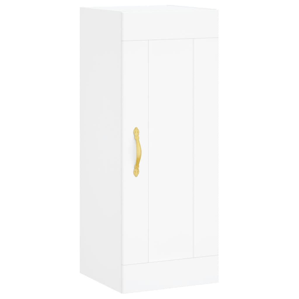 Hoge kast 34,5x34x180 cm bewerkt hout wit is nu te koop bij PeponiXL, paradijselijk wonen!