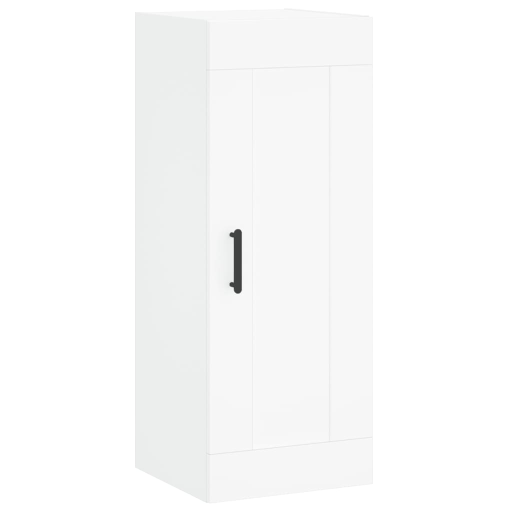 Hoge kast 34,5x34x180 cm bewerkt hout wit is nu te koop bij PeponiXL, paradijselijk wonen!