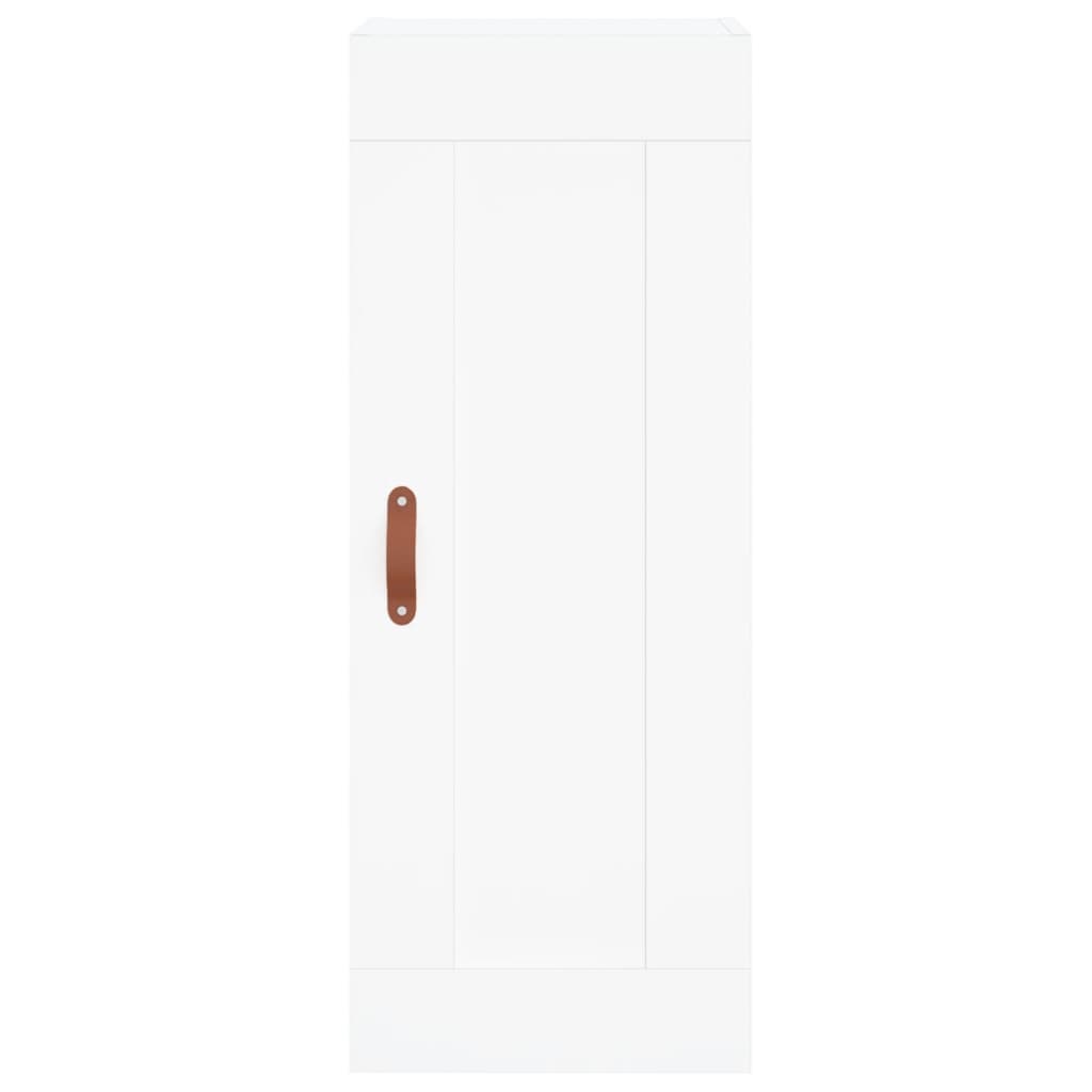 Hoge kast 34,5x34x180 cm bewerkt hout wit is nu te koop bij PeponiXL, paradijselijk wonen!