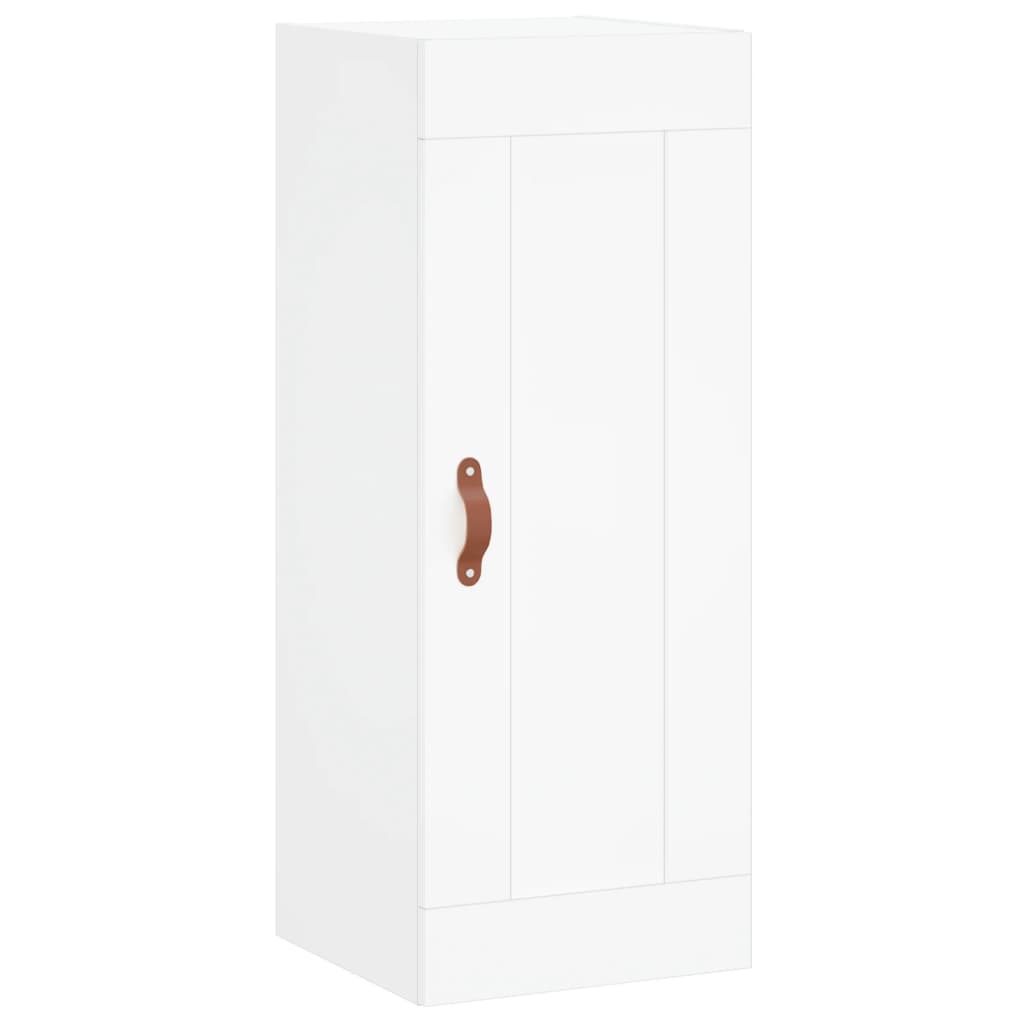 Hoge kast 34,5x34x180 cm bewerkt hout wit is nu te koop bij PeponiXL, paradijselijk wonen!