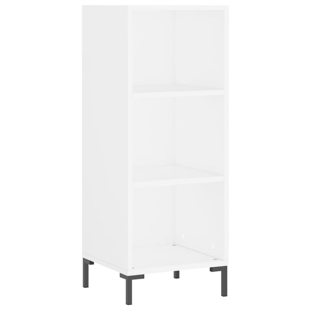 Hoge kast 34,5x34x180 cm bewerkt hout wit is nu te koop bij PeponiXL, paradijselijk wonen!