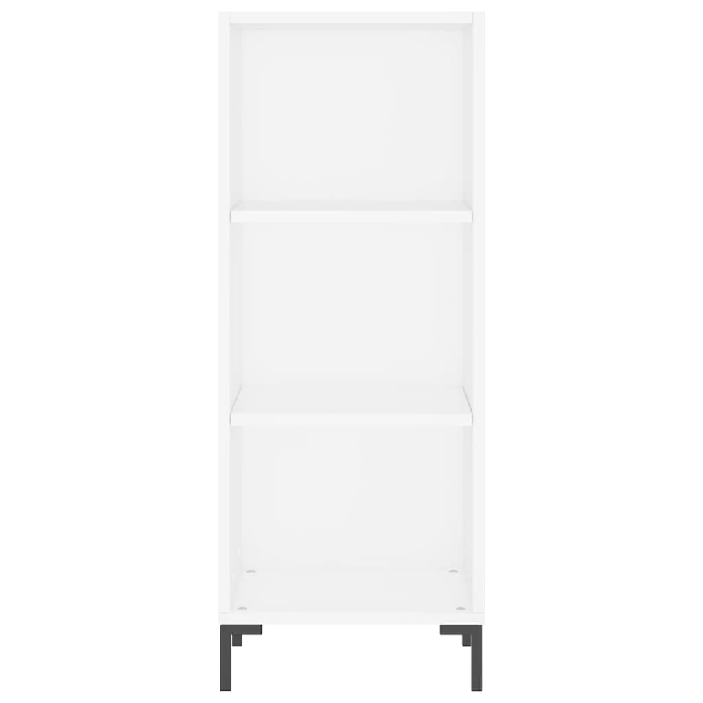 Hoge kast 34,5x34x180 cm bewerkt hout wit is nu te koop bij PeponiXL, paradijselijk wonen!