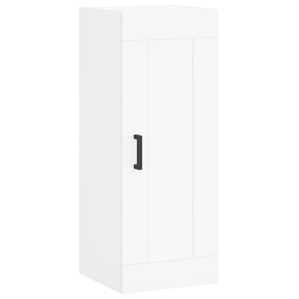 Hoge kast 34,5x34x180 cm bewerkt hout wit is nu te koop bij PeponiXL, paradijselijk wonen!