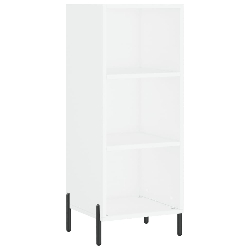 Hoge kast 34,5x34x180 cm bewerkt hout wit is nu te koop bij PeponiXL, paradijselijk wonen!