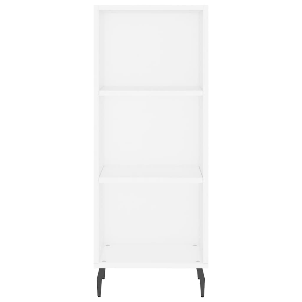Hoge kast 34,5x34x180 cm bewerkt hout wit is nu te koop bij PeponiXL, paradijselijk wonen!