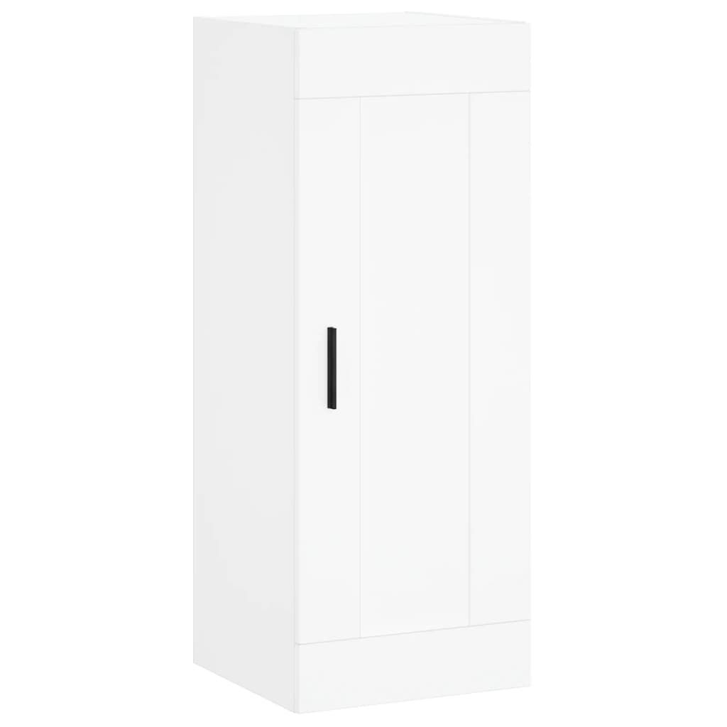 Hoge kast 34,5x34x180 cm bewerkt hout wit is nu te koop bij PeponiXL, paradijselijk wonen!