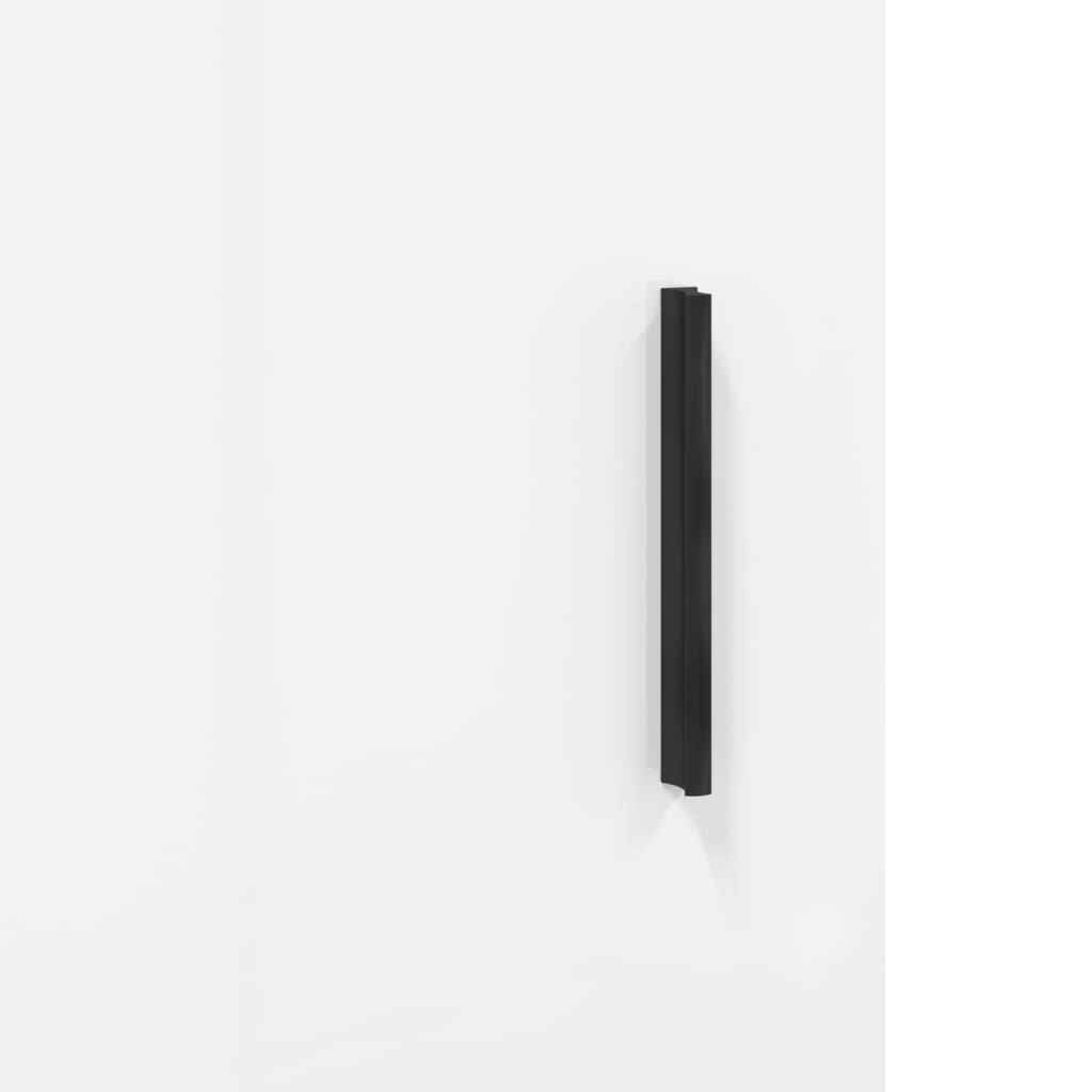 Hoge kast 34,5x34x180 cm bewerkt hout wit is nu te koop bij PeponiXL, paradijselijk wonen!