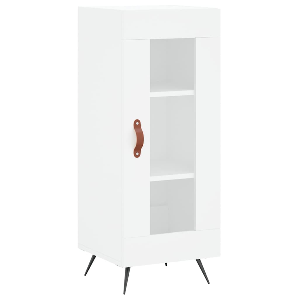 Hoge kast 34,5x34x180 cm bewerkt hout wit is nu te koop bij PeponiXL, paradijselijk wonen!