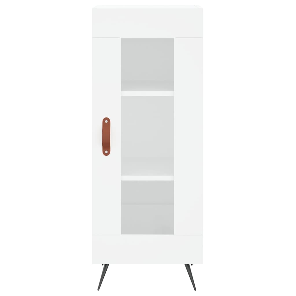 Hoge kast 34,5x34x180 cm bewerkt hout wit is nu te koop bij PeponiXL, paradijselijk wonen!